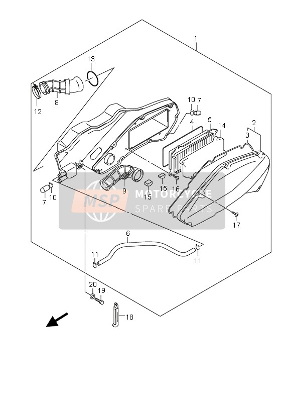 0940114101, ..Clip, Suzuki, 0